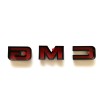 Auto GMC Front Matte Black Emblem Overlay 2019-2023 GMC Sierra
