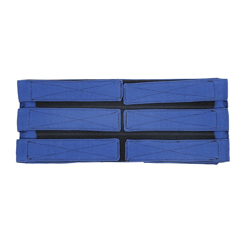 Wheelchair Footrest Non‑Slip Adjustable Leg Restraint Strap Seat Belt (Blue