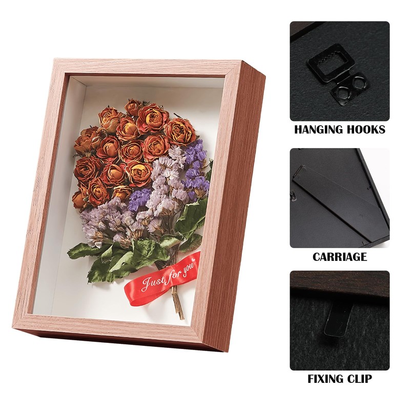 FAVORTALK Deep Box Frames 8X6 Inch Shadow Box Frame 15x20