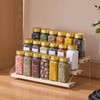 Fiwence 48 Pcs Glass Spice Jars with 576 Labels, 4oz