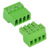 GINTOOYUN 5 Sets 3.81mm Phoenix Connector 4 Pin, 300V 15EDGRK