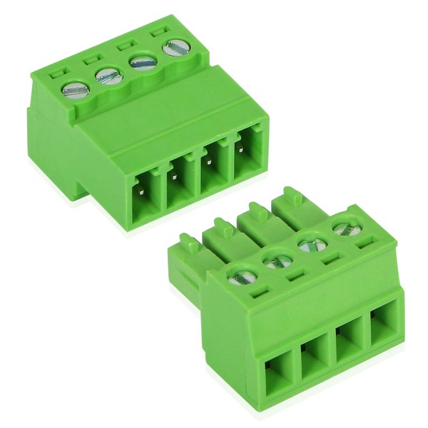 GINTOOYUN 5 Sets 3.81mm Phoenix Connector 4 Pin, 300V 15EDGRK