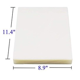 Immuson Thermal Laminating Pouches 8.9 x 11.4, 3Mil Thickness, Crystal Clear Finish, 1000 Pack