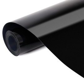 Puff Vinyl Heat Transfer Roll: Black Puff Vinyl 10" x10ft Puff HTV 3D Puff Heat Transfer Vinyl Puffy Foaming Iron on Vinyl for Cricut T-Shirts Clothing