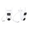 PTZ Security Camera WiFi Dual Lens 4MP Night Vision Motion