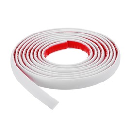 uxcell Peel and Stick Trim, 0.5 Inch x 9.8 Ft Flexible Wall Molding Trim Waterproof Self-Adhesive Wall Trim for Mirror Frame Wall Edge DIY Home Decoration, White