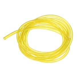 M METERXITY M METERXITY Tubing Carburetor Fuel Vent Line, 2mm(0.08") ID 3.5mm(0.14") OD 1.5m(5') Long Polyurethane Gas Oil Tube for ATV/Go Kart/Dirt Bike, Universal Petrol Pipe Replacement [Yellow]