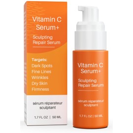 LeVaye Vitamin C Serum, Anti-Aging Face Serum – 15% Vitamin C, Ferulic Acid, Niacinamide, Hyaluronic Acid, Peptides, Ceramides – Targets Wrinkles, Fine Lines, Dark Spots, Enlarged Pores, Dry Skin