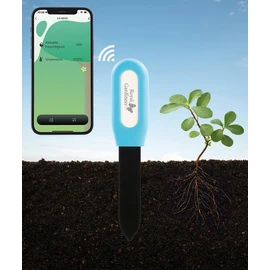 Royal Gardineer Plant Sensor: Set of 4 Smart Plant Soil Moisture & Temperature Sensors, App (Plant Sensors, Plant Temperature Sensor, Soil Moisture)