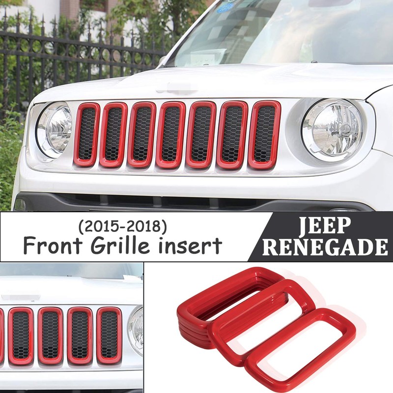 Yoursme Front Grill Grille Inserts Mesh ABS Grill Guard Cover