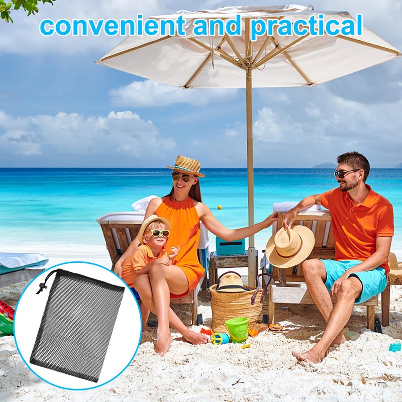 LICQIC 5 Pcs Polyester Mesh Bag, Small Net Bags, Mesh