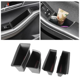 CDEFG Pack of 4 Compatible with Mazda 3 BP CX30 CX-30 2019-2023 2024 Car Storage Box Car Door CX-30 Box Covers Interior Storage Box CX30 Accessories (UK RHD Front & Rear) (Front Door + Back Door)