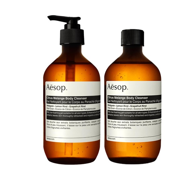 Aesop Citrus Melange Body Cleanser + Refill | Gentle Low-Foaming