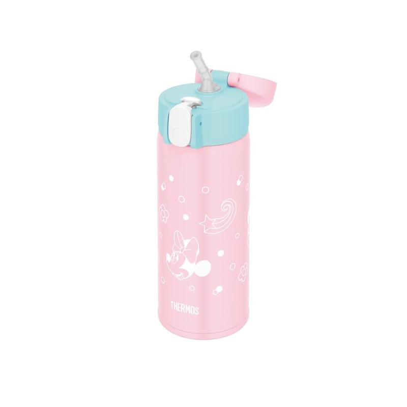Thermos FJV-400FDS P-BL Vacuum Insulated Straw Bottle, 14.1 fl oz
