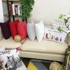 4-Pack Cotton Comfortable Solid Decorative Throw Pillow Case Square Cushion
