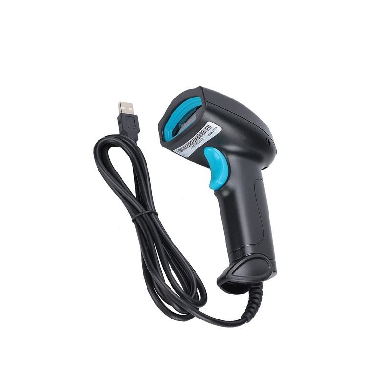 lvifloae Barcode Scanner Handheld 360° Reading QR Code USB Reader