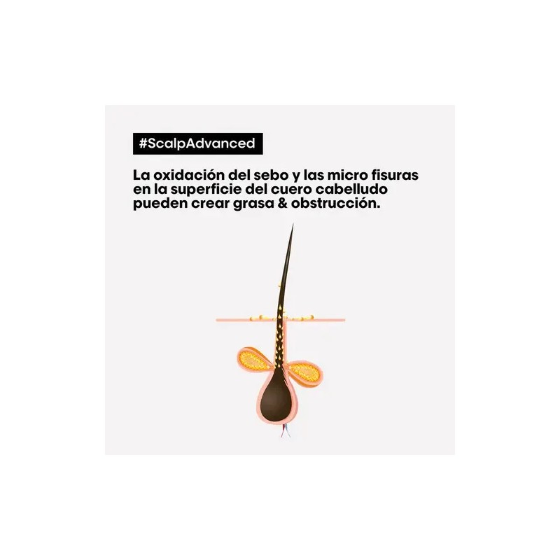 Shampoo Limpieza Profunda Cabello Graso 500ml L'oréal Pro