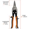 Tijeras de Aviación Corte Recto 10" con mango grip,SW-81400101