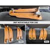 ALEACAR Premium Leather Car Purse Hook (1 Pack), Elegant Car