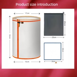 FIQAPJ 5-Pack 5-Gallon All-Mesh Storage Bags, 5 Color Fine Nylon Mesh, FIQAPJ 5 Pieces Per Pack - For 5 Gallon Bucket, Reusable Filter Bag With Opening On Top - Hydroponics, Gardening.