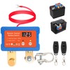 ISINFLASH Remote Battery Disconnect Switch 12V/24V 140A with Led Voltage