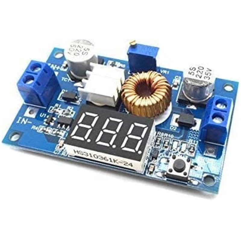 AptoFun 2pcs 75W 5A DC-DC Adjustable Step Down Buck Module