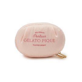 Gelato Pique PWGB234658 Satin Logo Embroidered Pouch, pink (PNK)