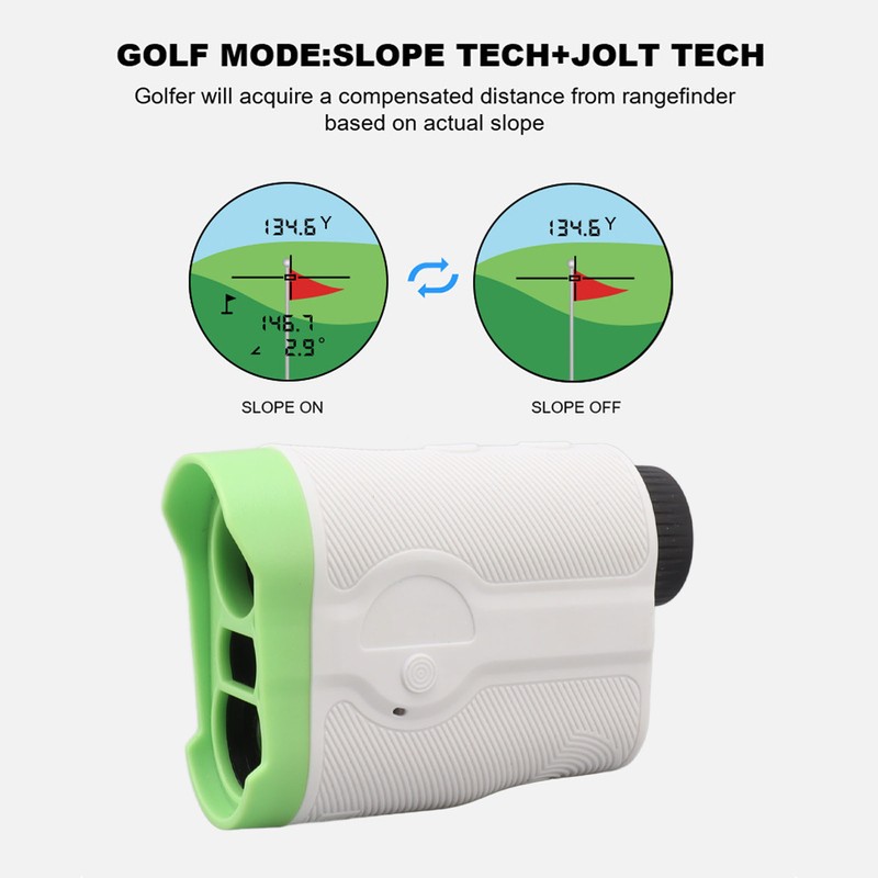 Sport Laser Rangefinder 6.5X Magnification Multifunction Magnetic Infrared Golf Hunting