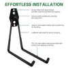 4-Piece Garage Hooks Wall Mount Storage Hanger with 4 Extension