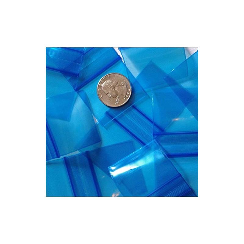 200-2" x 2" 2020 Blue Tone Small Zipper Lock Baggies