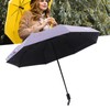 Children Umbrella 3 Fold Reflective Edge Cartoon Portable Kids Sun