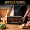 Elite Gourmet ETO236 Personal Compact 2 Slice Countertop Toaster Oven