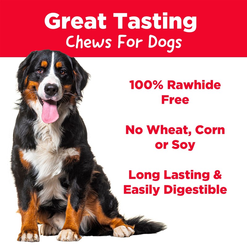 Country Kitchen Rawhide Free Dog Chews, Made with Real Chicken,