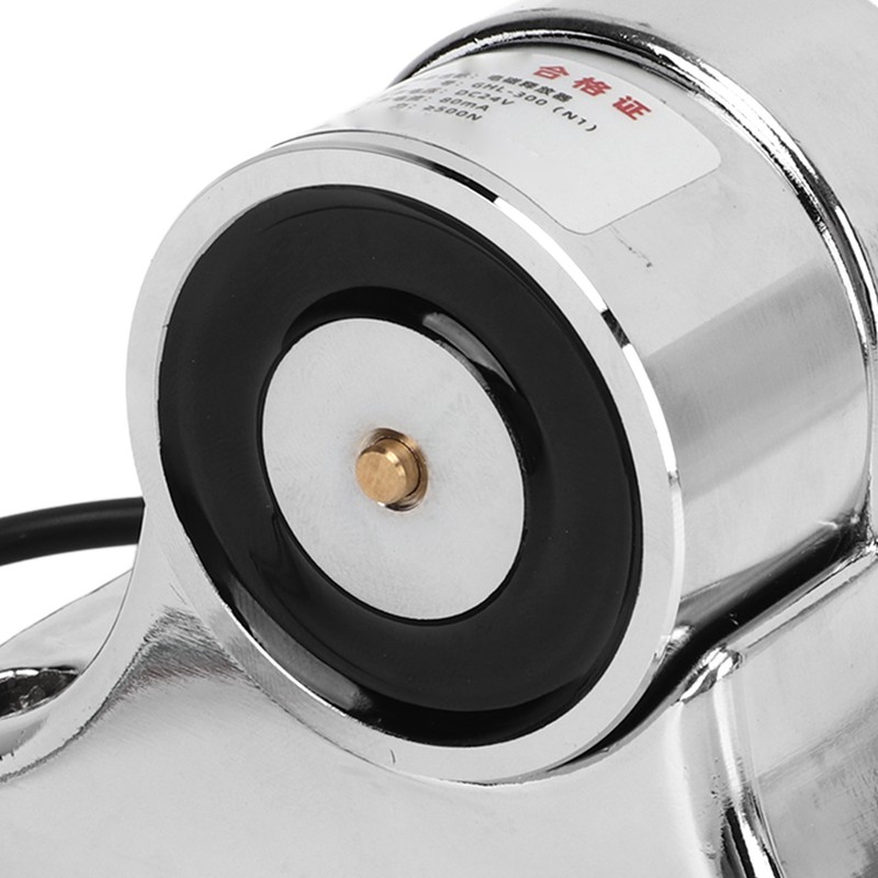 Electromagnetic Door Holder Zinc Alloy Silver 55kg Suction Fire Door