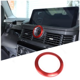 DIYUCAR Aluminium Alloy Car Centre Control Dashboard Compass Ring Decorative Cover Compatible with Ineos Grenadier 2020-2024 Interior Accessories