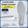 Brandone Height Insoles,Height Boosters,Height Increase Insoles,Shoe Lifts for Women,Heel Lifts