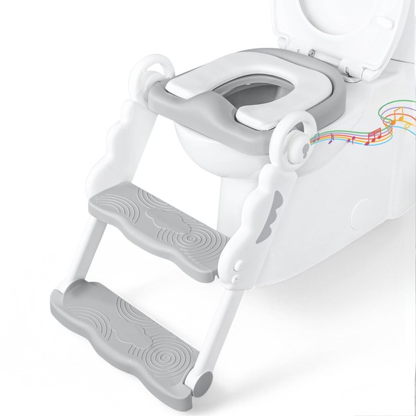 bebeleh Musical & Sound Toddler Potty Training Seat w/Step Stool