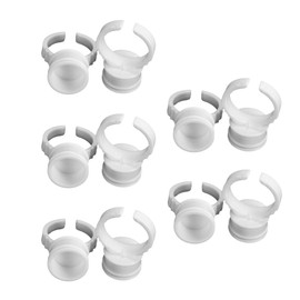 HEALIFTY 100pcs Medium Disposable Pigment Ink Eyebrow Tattoo Tattoo (White)