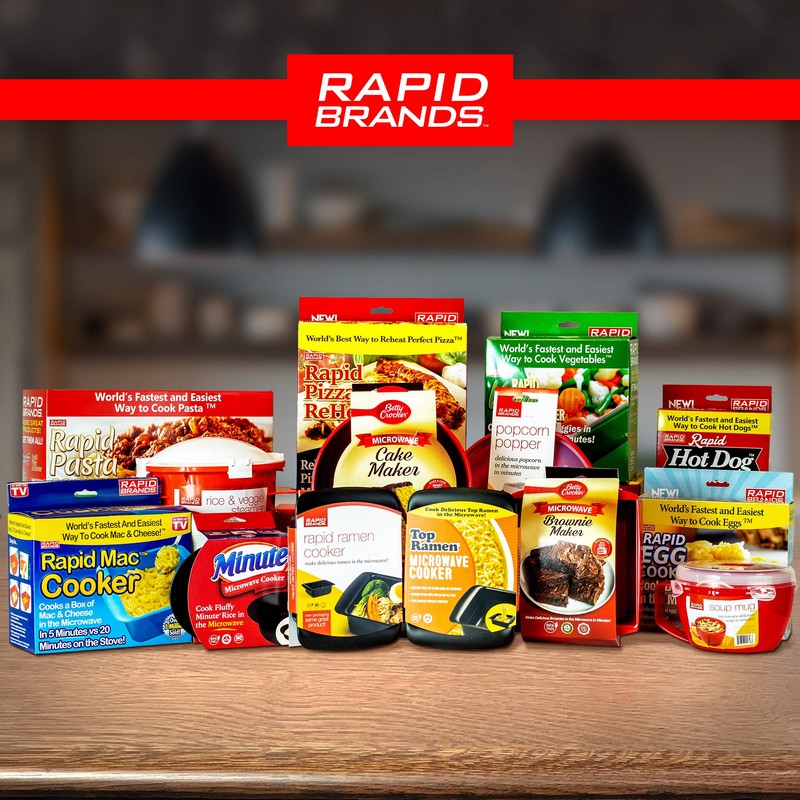 Rapid Brands Deluxe 9-Piece Microwave Cookware & Dinnerware Set |
