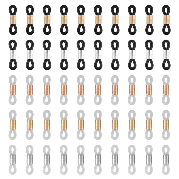 HAOBIN Pack of 50 Glasses Chain Ends Connector Glasses Chain
