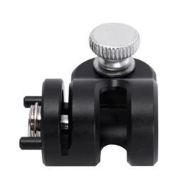 Niceyrig 15mm Rod Clamp Single Rod Holder Clamp with 1/4''-20 and 3/8''-16 Threaded Arri Positioning Pin-566