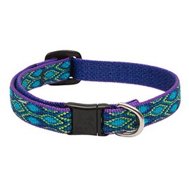 LupinePet Originals 1/2" Rain Song Cat Safety Collar , 8-12"