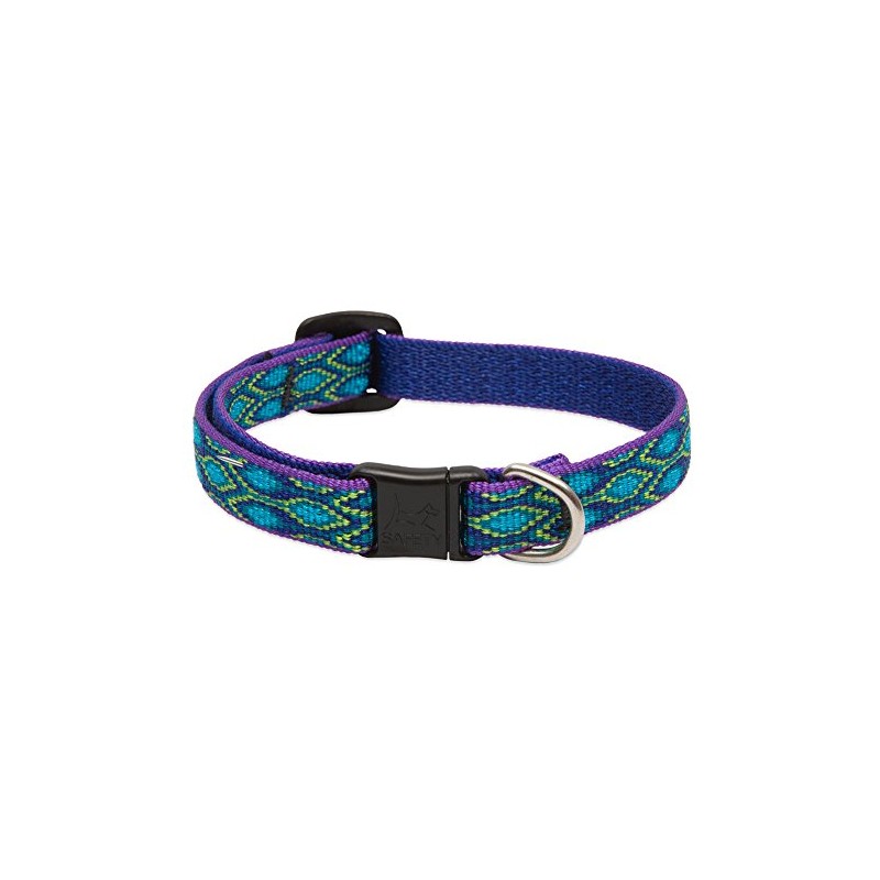 LupinePet Originals 1/2" Rain Song Cat Safety Collar , 8-12"