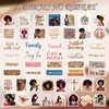 50 Pcs Prayer Board Supplies Black Women Prayer Stickers for