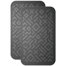 Car Dashboard Non Slip Mat, Brlvget Anti Slip Gel Pad, Multifunctional Fixate Anti Slide Sticky Dash Pad for Radar Detector, Cell Phone, Keys, Glass, Mirrors, GPS, Coins 5.3 x 3.2 inch (2 Pack)