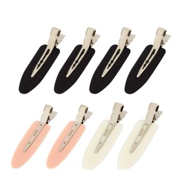 Triko Pinzas para Cabello, Clips para Cabello, Broches para Cabello,Prensas para el Pelo, Diseño Ergonómico y Resultados Profesionales, Ideal para Alisar, Rizar o Dar Volumen. Ideal para todo Tipo de Cabello (8 Piezas)