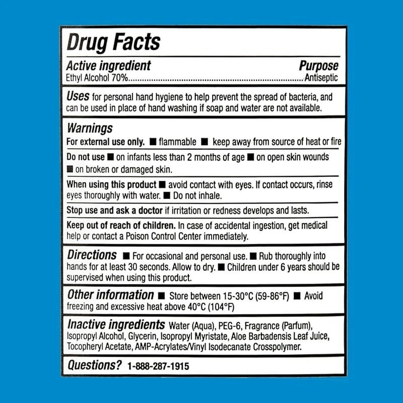 Equate Original Hand Sanitizer 60 fl oz (3 pack)