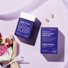 Vital Beauty [New Exclusive] Vital Beauty Good Sleep GABA 365 30-day supply + 2 types of Good Night added (Good Sleep GABA 5-day supply + Meta Green Clean Tea 2 packs) / [신규전용]바이탈뷰티 굿슬립가바 365 30일분+굿나잇2종 추가(굿슬립가바 5일분+메타그린 클린티 2입)