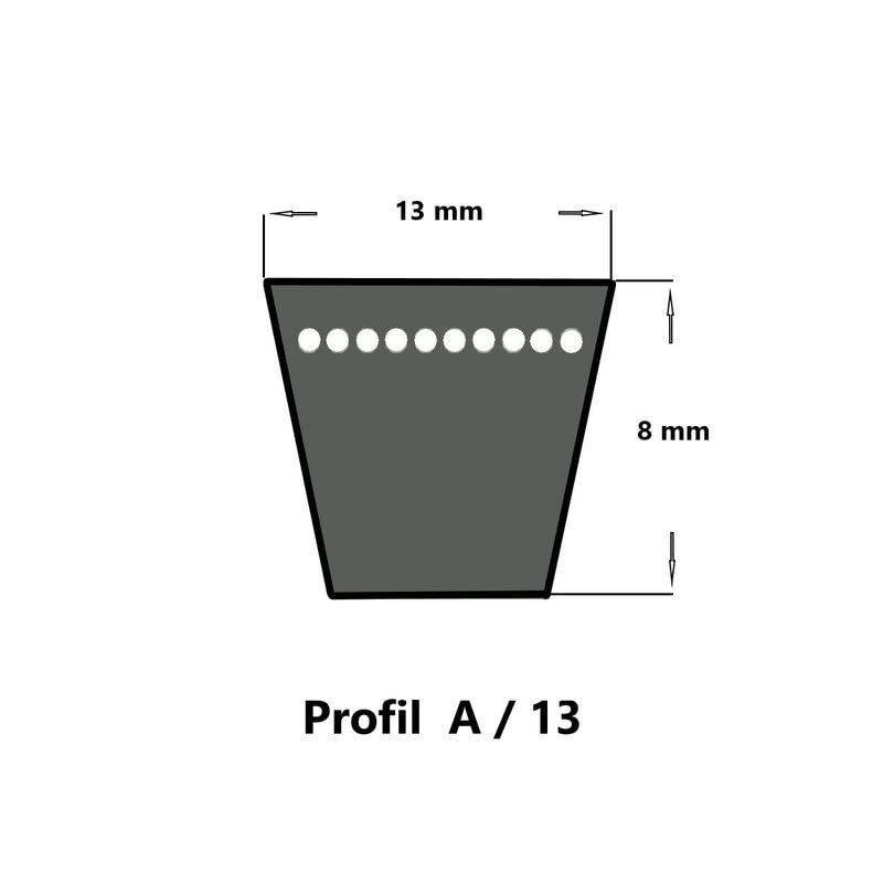 SWR V-belt A67-13 x 1700 Li, classic