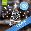 Christmas Windows Stickers - Christmas Star Tree with Xmas Stars